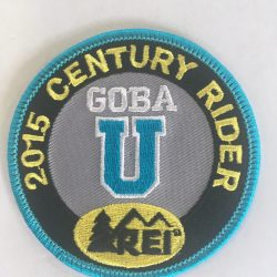 GOBA 2015 Century Rider Patch