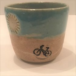 Bicycle-themed Tea Cup