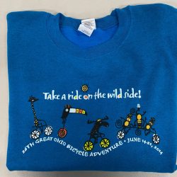 2014 GOBA “Take a Ride On the Wild Side” Sweatshirt (Teal Blue)