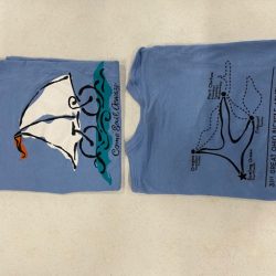 2019 GOBA Come Sail Away T-Shirt (Gray and Blue)